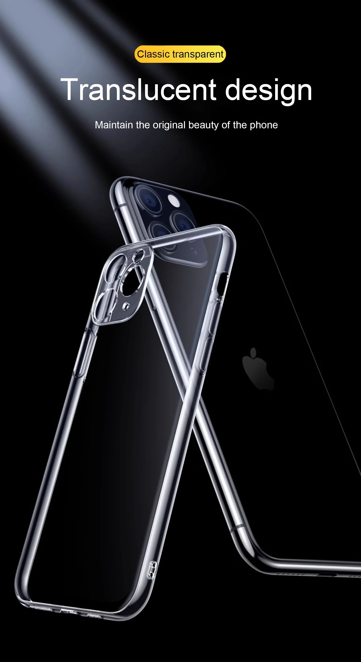 Clear Shockproof iPhone Case: Slim Fit Drop Protection by Tidesmit Tidesmit