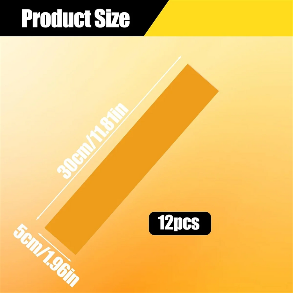 12pcs Zero GapWoodworking Tape,for More Accurate Cuts on Miter Saw, Zero Clearance Insert for Positioning Wood Cutting