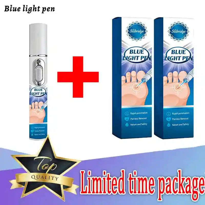 Blue Light Wart Removal Pen - Non-Invasive Skin Care Tool | Tidesmit Lip Care 1 PC 2 Chem Tidesmit