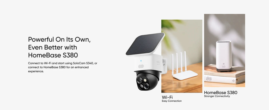 Renewed eufy Security SoloCam S3(S340), Solar Security Camera, Wireless Outdoor Camera, 360 Degree Pan & Tilt Surveillance