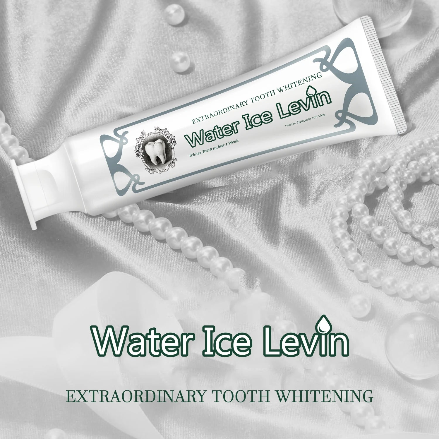 Tidesmit 1000 ppm fluoride teeth whitening toothpaste with stain removal and brightening micro-particles