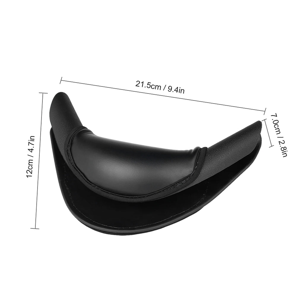 Shampoo Bowl Neck Pillow - Soft Gel Salon Sink Cushion in Black Massage Chairs Tidesmit