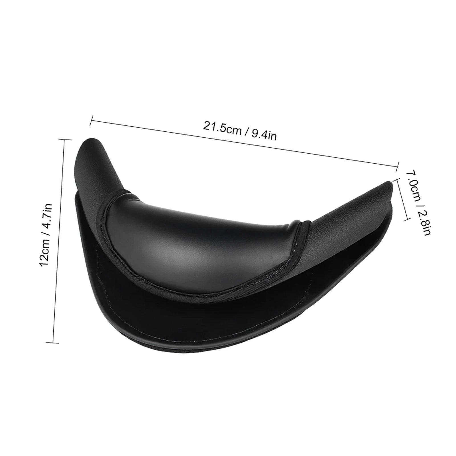 Shampoo Bowl Neck Pillow - Soft Gel Salon Sink Cushion in Black Massage Chairs Tidesmit