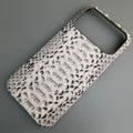 Python Leather iPhone Case: Genuine Snakeskin Slim Fit Protection Original Belly Tidesmit