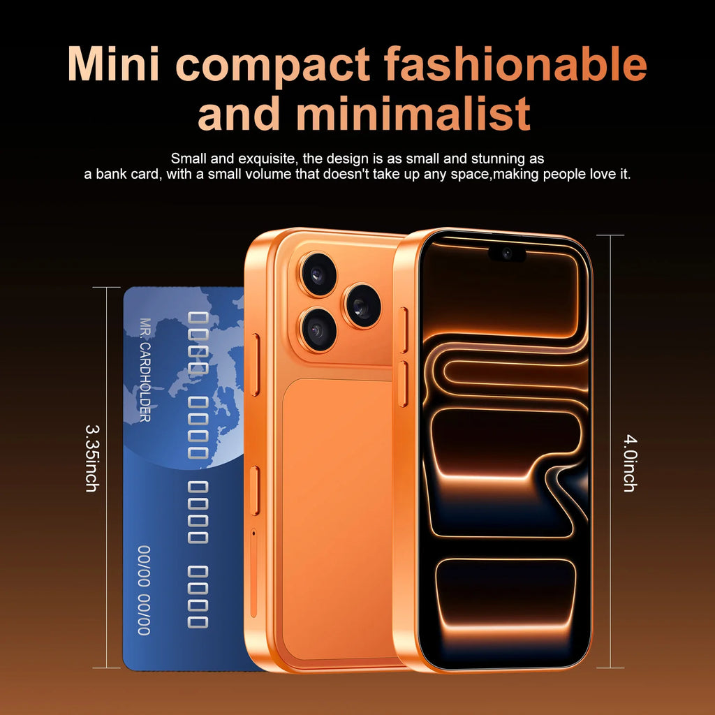 IVMI 17 mini 2GB RAM 16GB ROM Smartphones Android 8.1 Dual SIM 4.0"Display WIFI Bluetooth Play Store 3G Small Mobile Phone