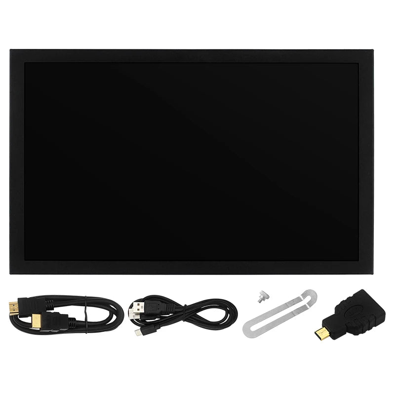7 Inch IPS Screen Portable Monitor 1024x600 HDMI-compatible VGA AV Input DC Type C Power LCD for PC Laptop Camera TV Box RPi