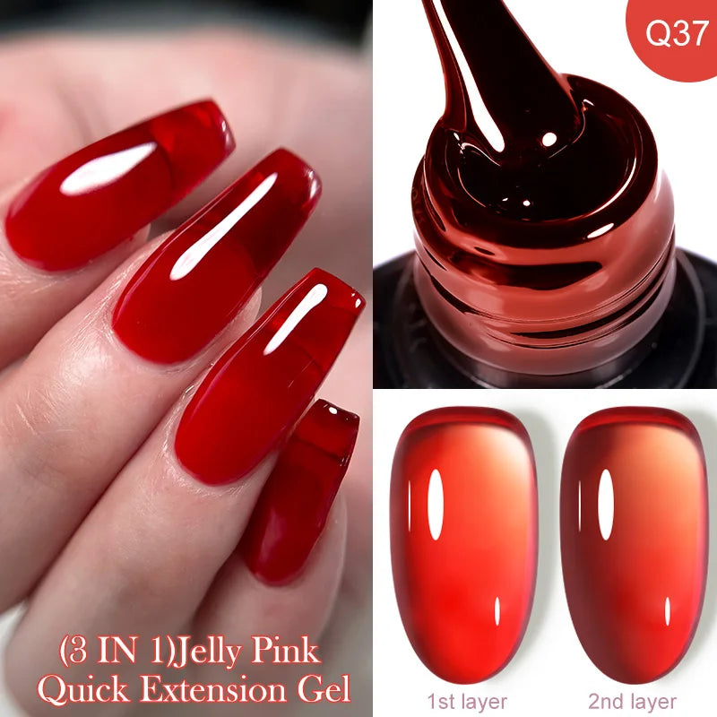 Extension Gel Nail Polish Jelly Soak Off Kit for Permanent Makeup Artists Permanent Makeup Machines LC-Q37 Tidesmit