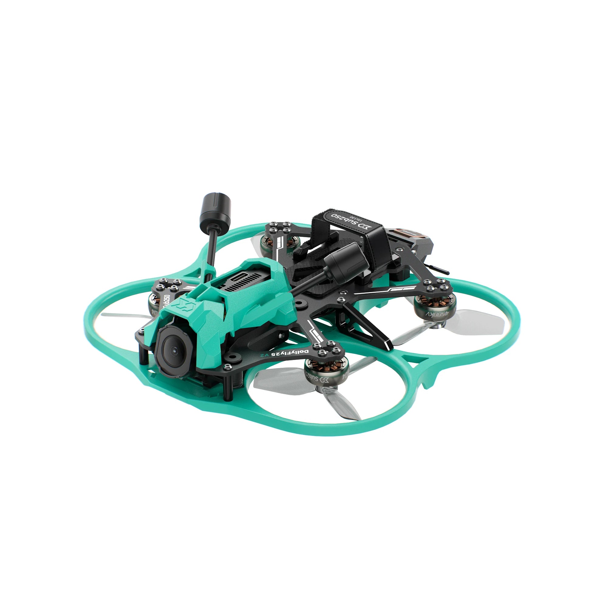 2.5 Inch CineWhoop FPV Drone with 4K 120fps Camera and GPS Tidesmit