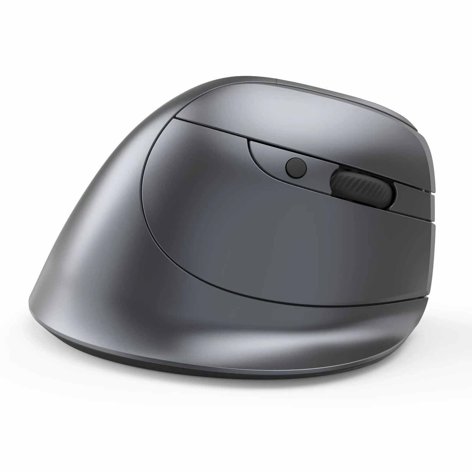 ZELOTES F-26C Mouse Rechargeable display dual-mode wireless mouse with silent 2.4GHz BT gray mouse