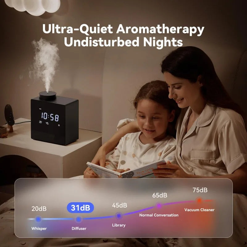 Smart Waterless Aroma Diffuser WIFI Bluetooth Control Essential Oil Diffuser Timer Function Professional Scent Machine For Home