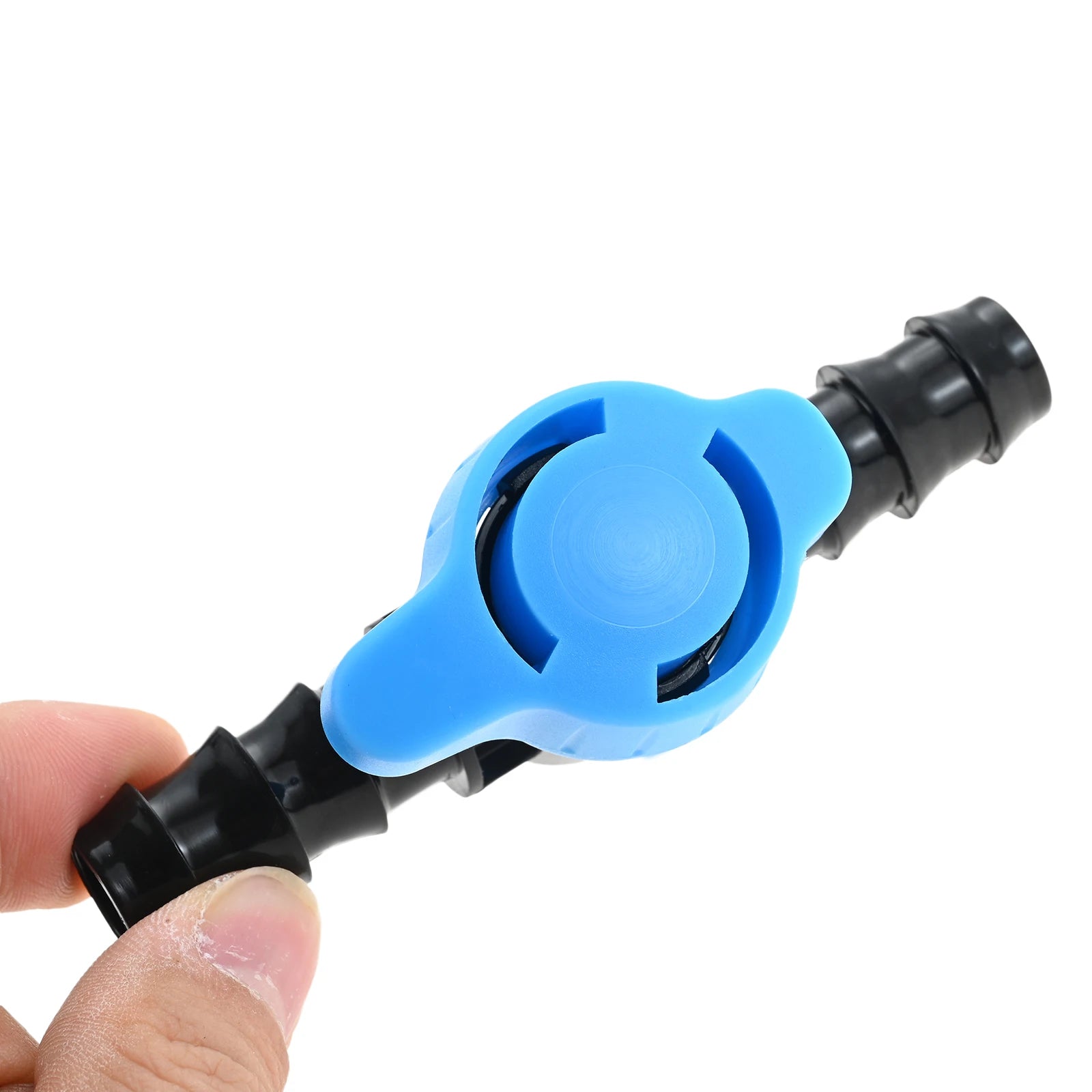 15pcs Plastic Drip Irrigation 1/2 Inch Barbed Shut Off Valve for 1/2 Inch 16mm Drip Irrigation Tubing for Drip Sprinkler Systems
