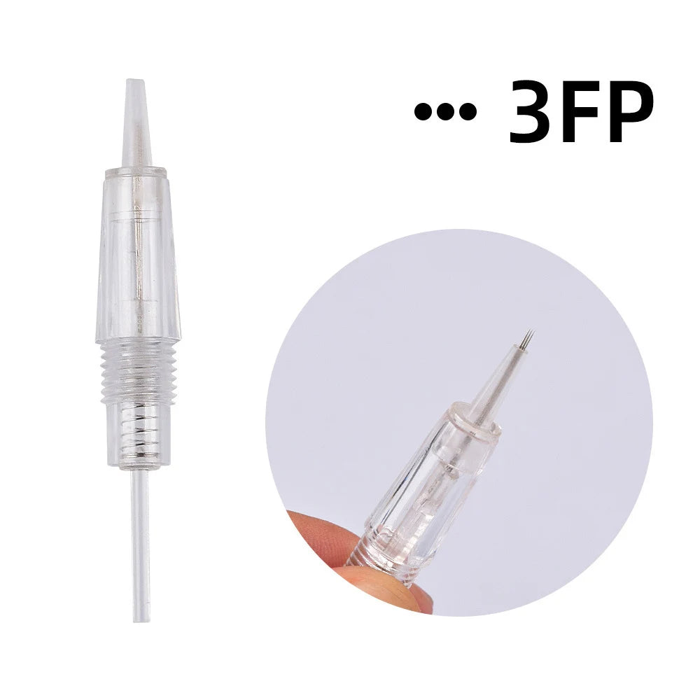 PMU Machine: Digital LED Rotary Permanent Makeup Device Kit Permanent Makeup Machines 3F-30pcs Neeldes Tidesmit
