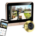 Tuya Smart 3MP Wireless 2.4G Wifi Digital Door Peepholes Two Way Audio Door Phone 140° Wide Angle Video Battery Door Camera