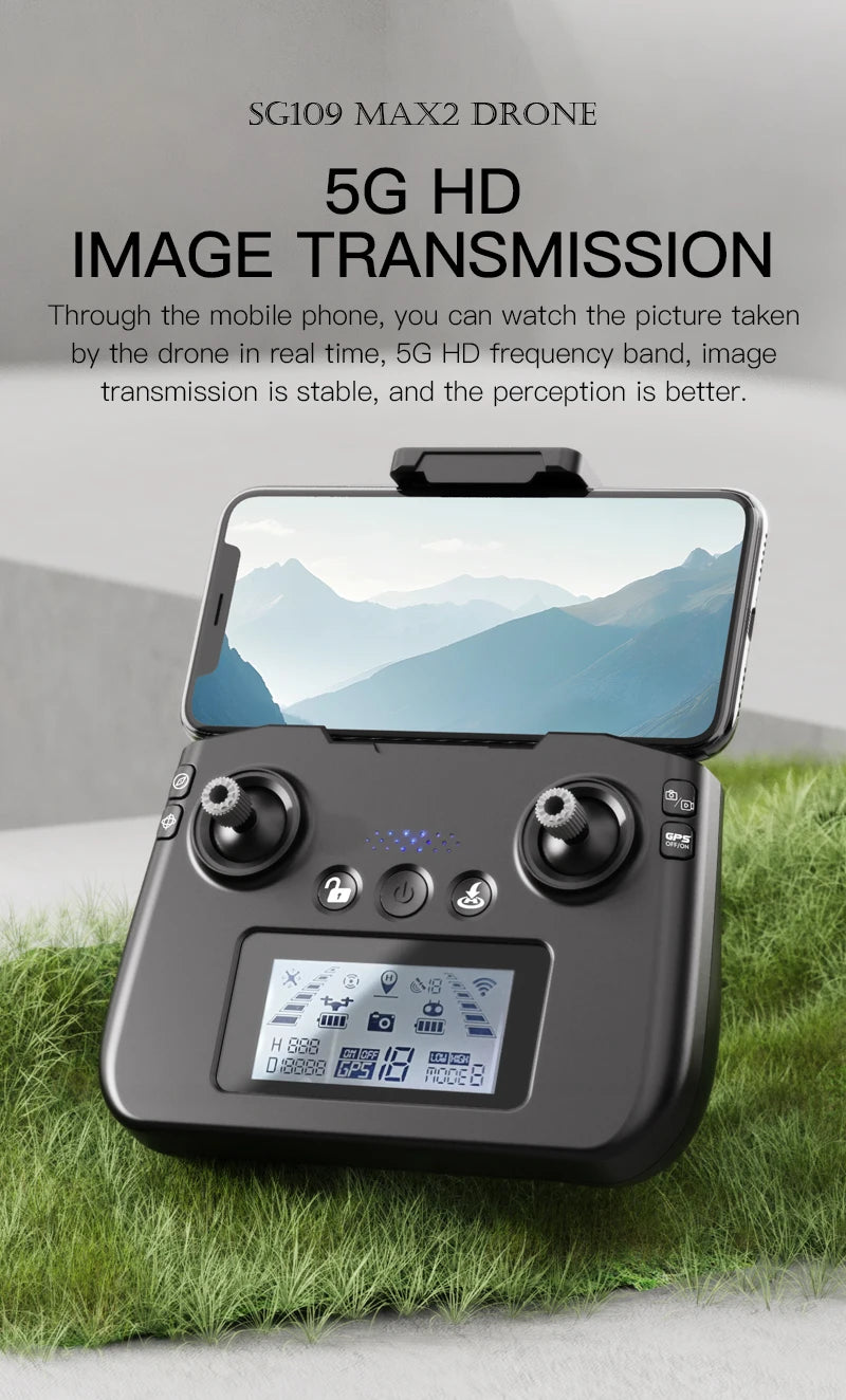 SG109 GPS Camera Drone: 4K Video with 360 Laser Obstacle Avoidance Tidesmit