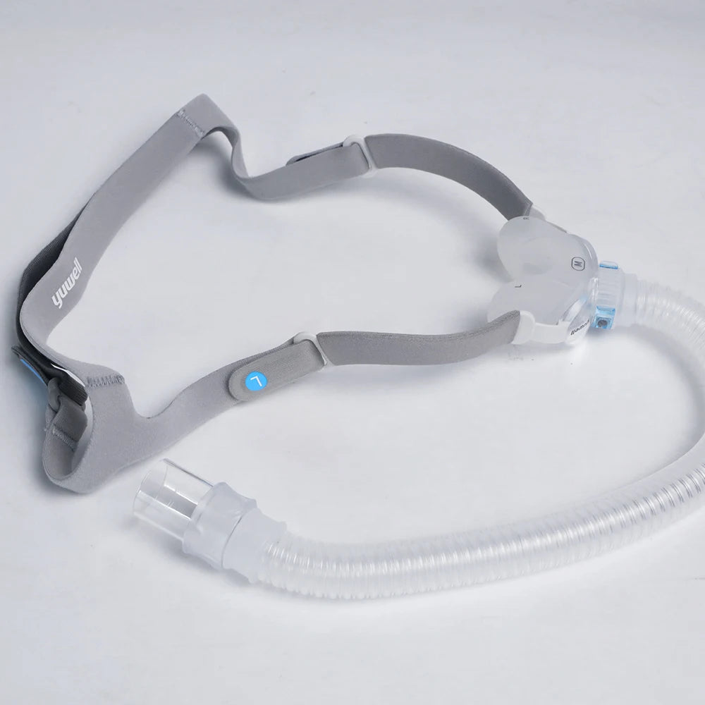 Yuwell CPAP Nasal Pillow Mask YN06 Breathwear Sleep Apnea Mask with Headgear M L Adjustable Anti Snore Stopper Medical Grade