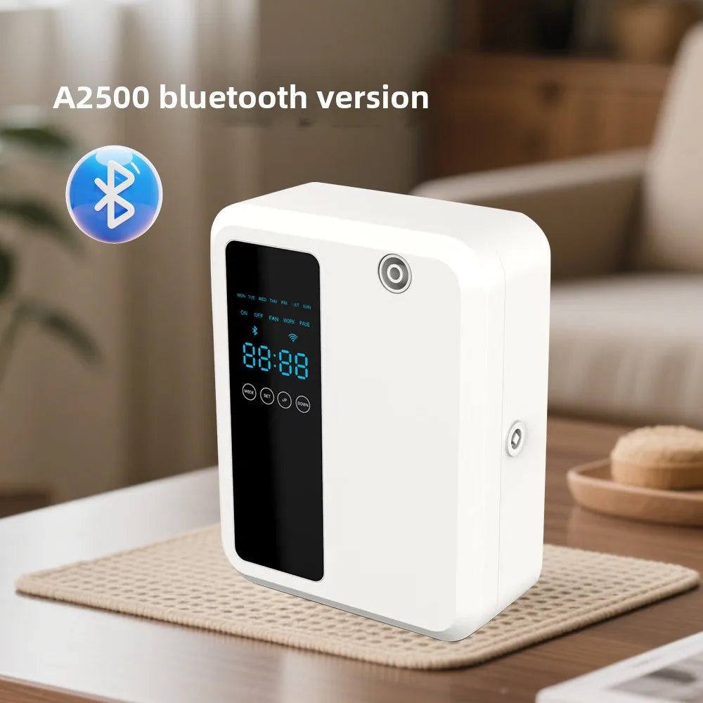 500ML Waterless Fragrance Scent Machine Oil Aroma Diffuser with Bluetooth/wifi App Control for Home Office Hotel 12V