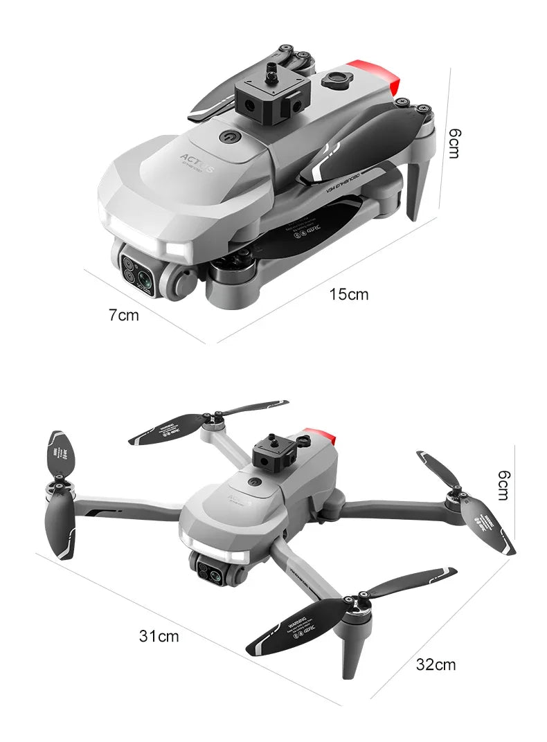 Tidesmit 4K GPS Foldable Camera Drone with Obstacle Avoidance Tidesmit