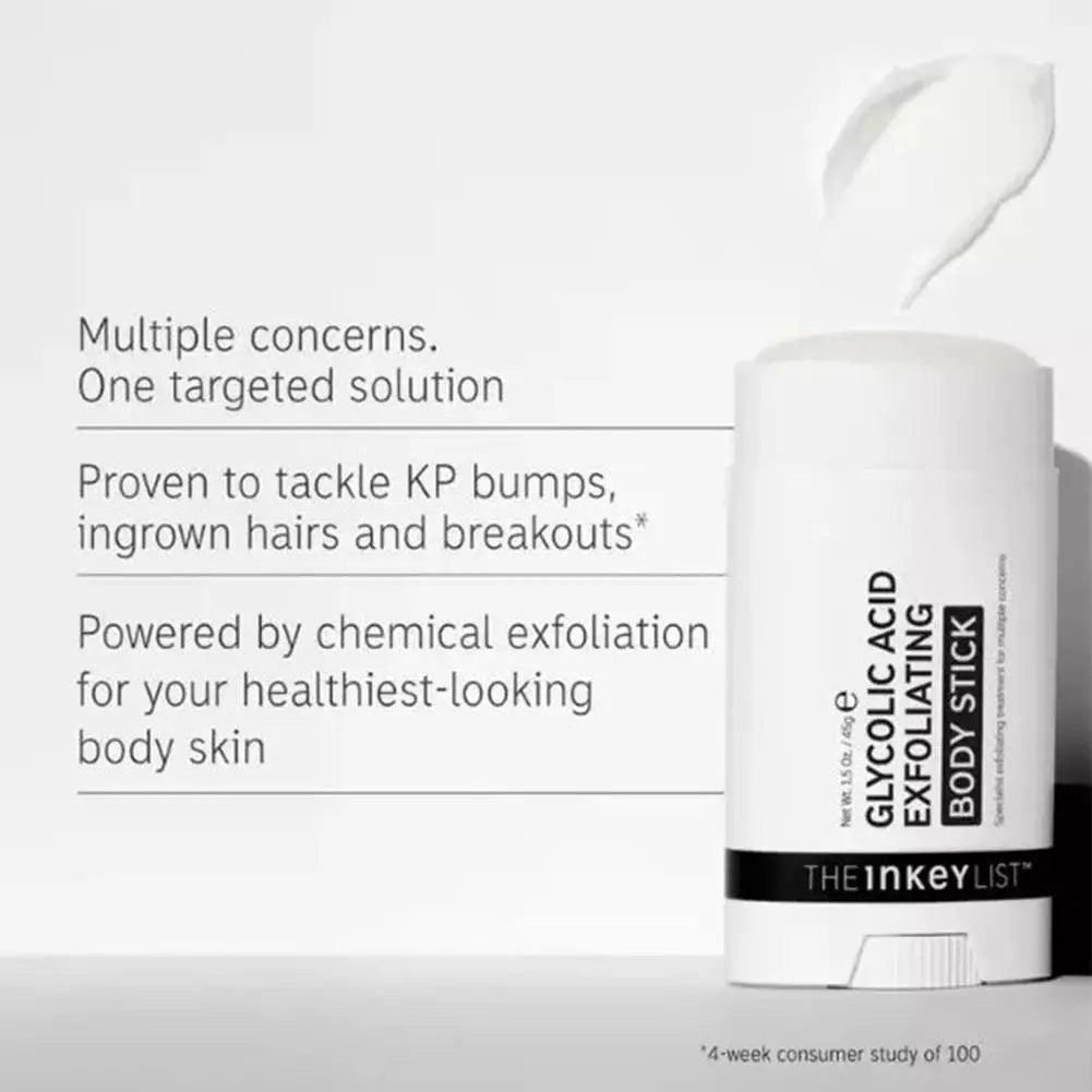 Exfoliating Body Stick Moisturizer - Natural Cruelty-Free Black Formula Scrubs Treatments Tidesmit