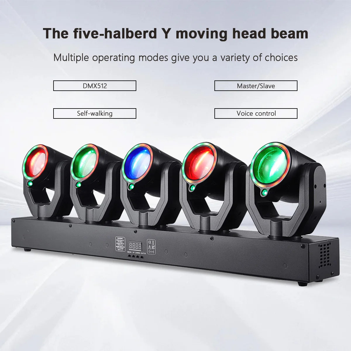 180W LED Moving Head Beam Lights RGBW 4IN1 With DMX512 Multicolor Stage Professional Lighting for DJ Disco Bar Party