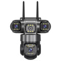 12MP WiFi IP Camera Outdoor Three Lens AI Tracking PTZ 10X Zoom Wireless Security CCTV Video Surveillance
