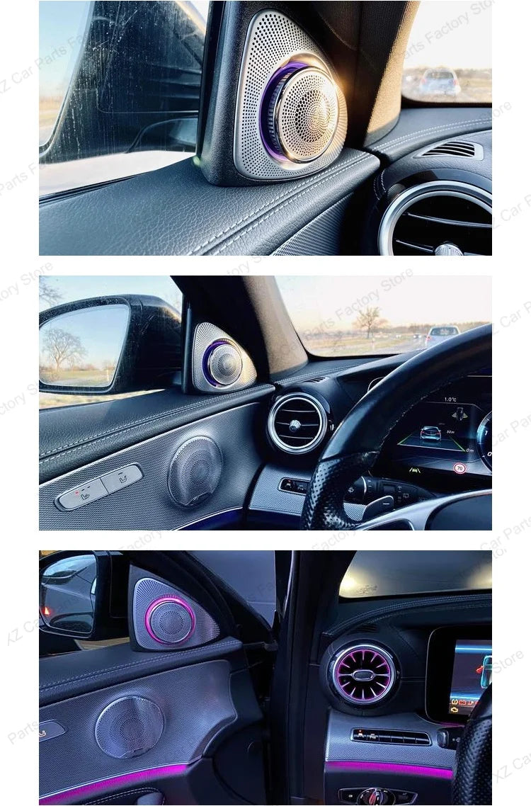Mercedes Benz W205 X253 64-Color LED Ambient Lighting Kit Tidesmit