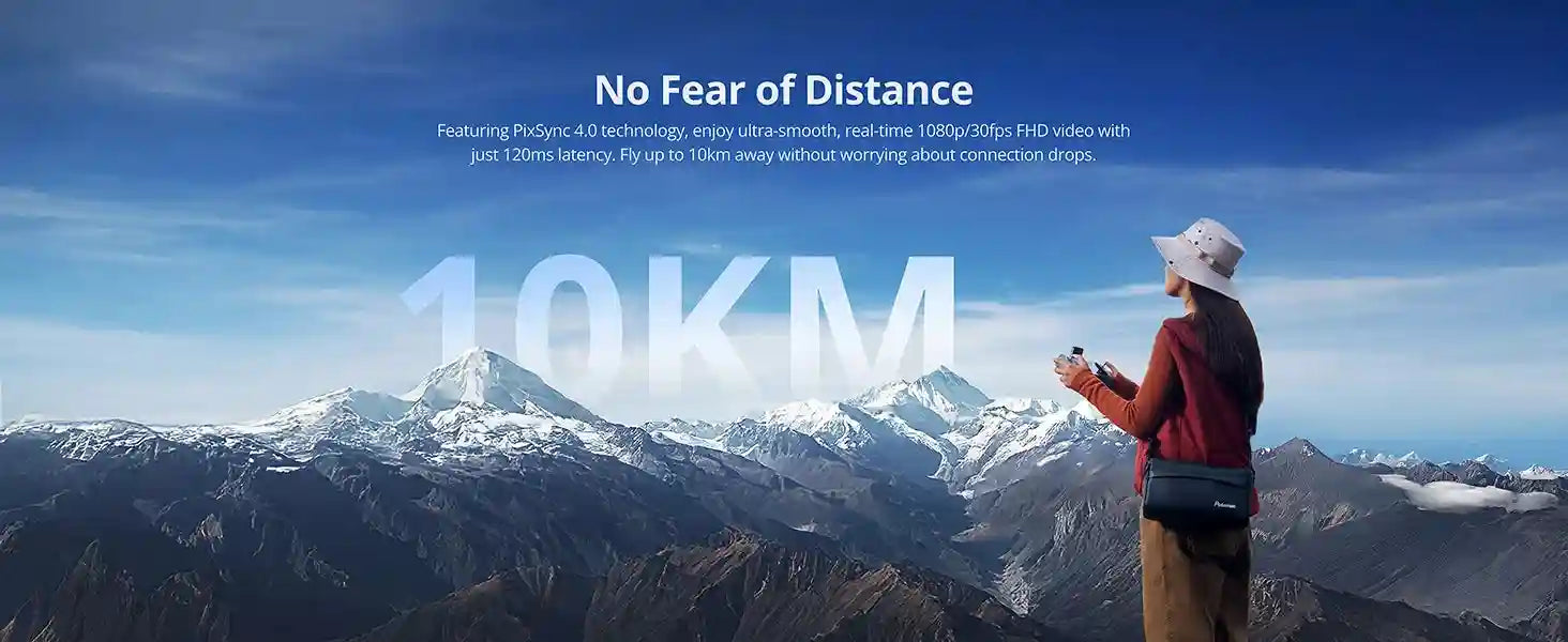 Potensic Atom 4K Camera Drone - 3-Axis Gimbal, Foldable GPS Drone Tidesmit