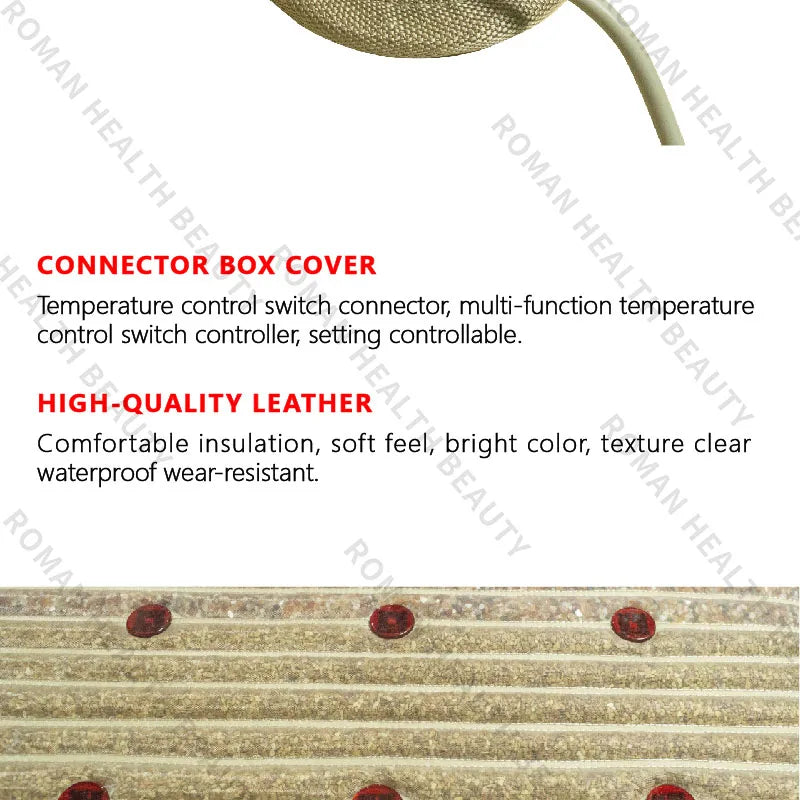 Far Infrared PEMF Bio-Crystal Mat 150x50cm - Heat Therapy Relief Body Shaping Massage Equipment Tidesmit