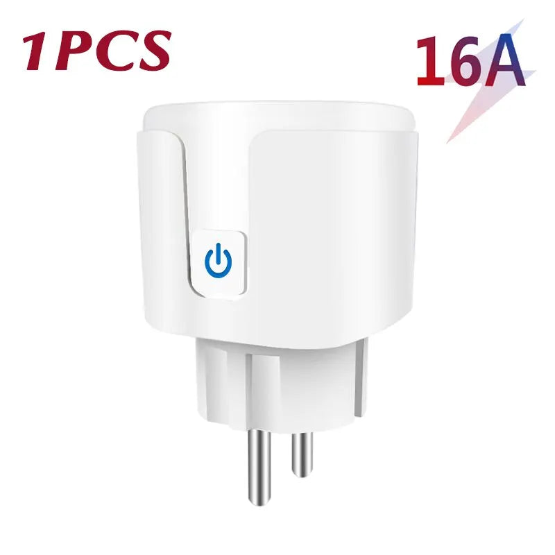 Tidesmit WiFi Smart Plug 20A with App Power Monitor for Home Automation 16A No Power Monitor Tidesmit