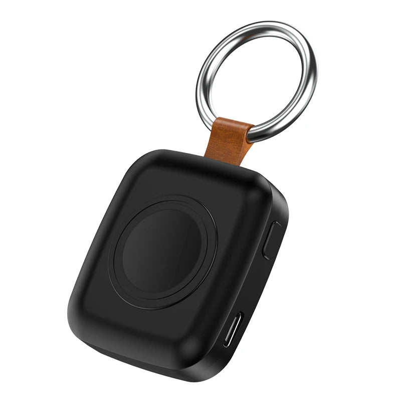 Portable Magnetic Watch Charger for Apple & Samsung Fast Charging Black For Samsung Tidesmit