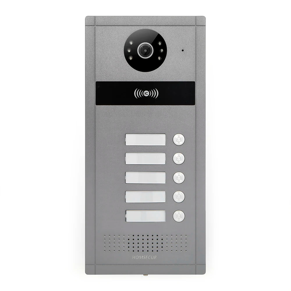 HOMSECUR XC114F-5 Outdoor Station Doorbell Camera for Video Doorphone Call Intercom 5 Families