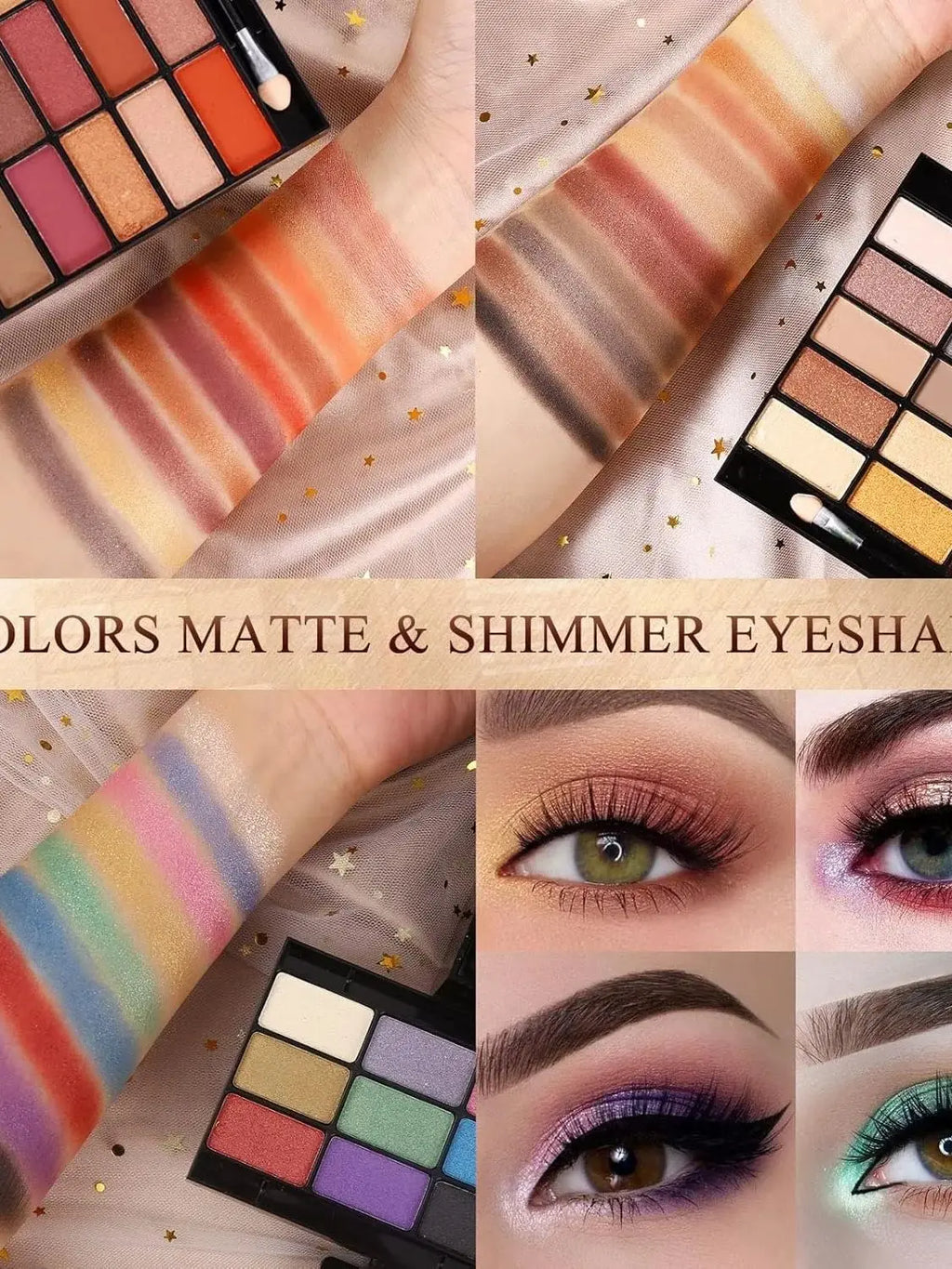 Tidesmit Color Spirit professional face makeup set texture close-up for artists and beauty enthusiasts