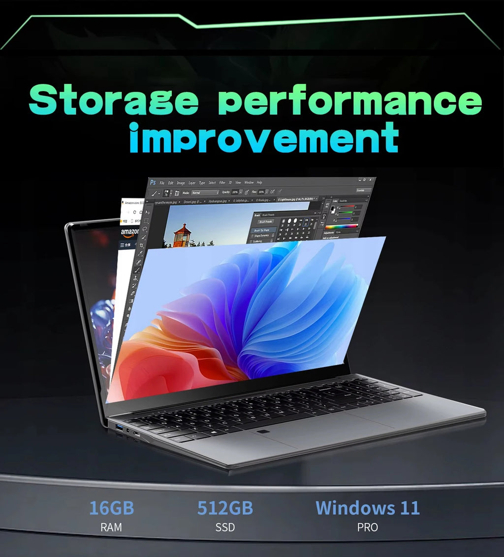 Fingerprint Unlock Notebook Computer Backlight Windows 11 Laptop Intel Core I9 10980HK 16GB RAM 1TB SSD 15.6' Business Computer
