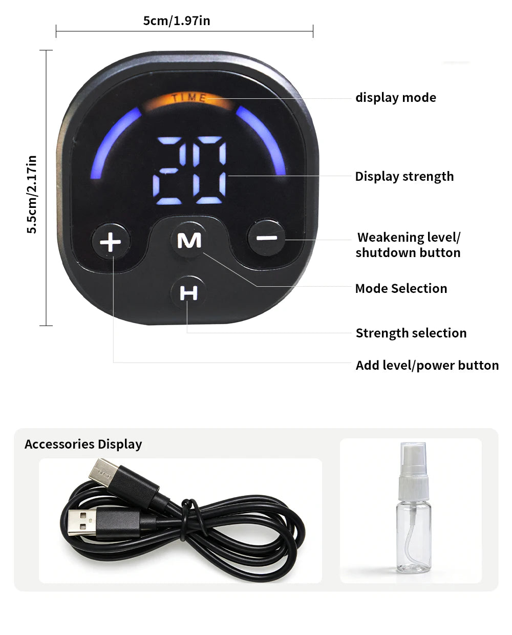 EMS Microcurrent Buttock Lifting Shorts | Yoga Fitness Trainer Body Shaping Massage Equipment Tidesmit