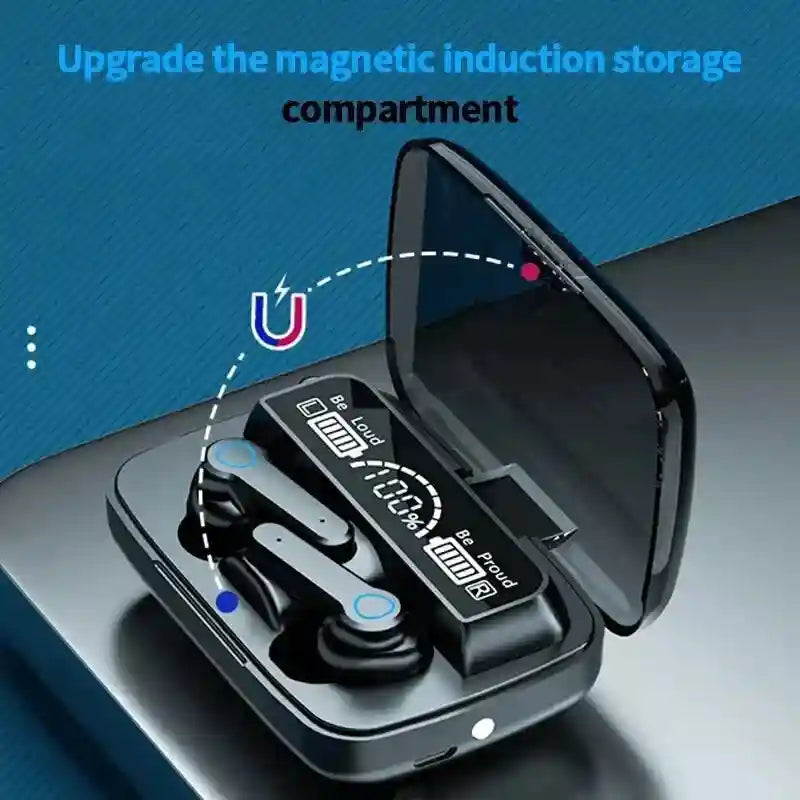 Wireless Bluetooth Gaming Earbuds with Active Noise Cancellation - Black Tidesmit