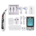 Eye Massage Instrument for Pain Relief - Portable EMS Wellness Device Eye Massage Instrument Silver with pen Tidesmit