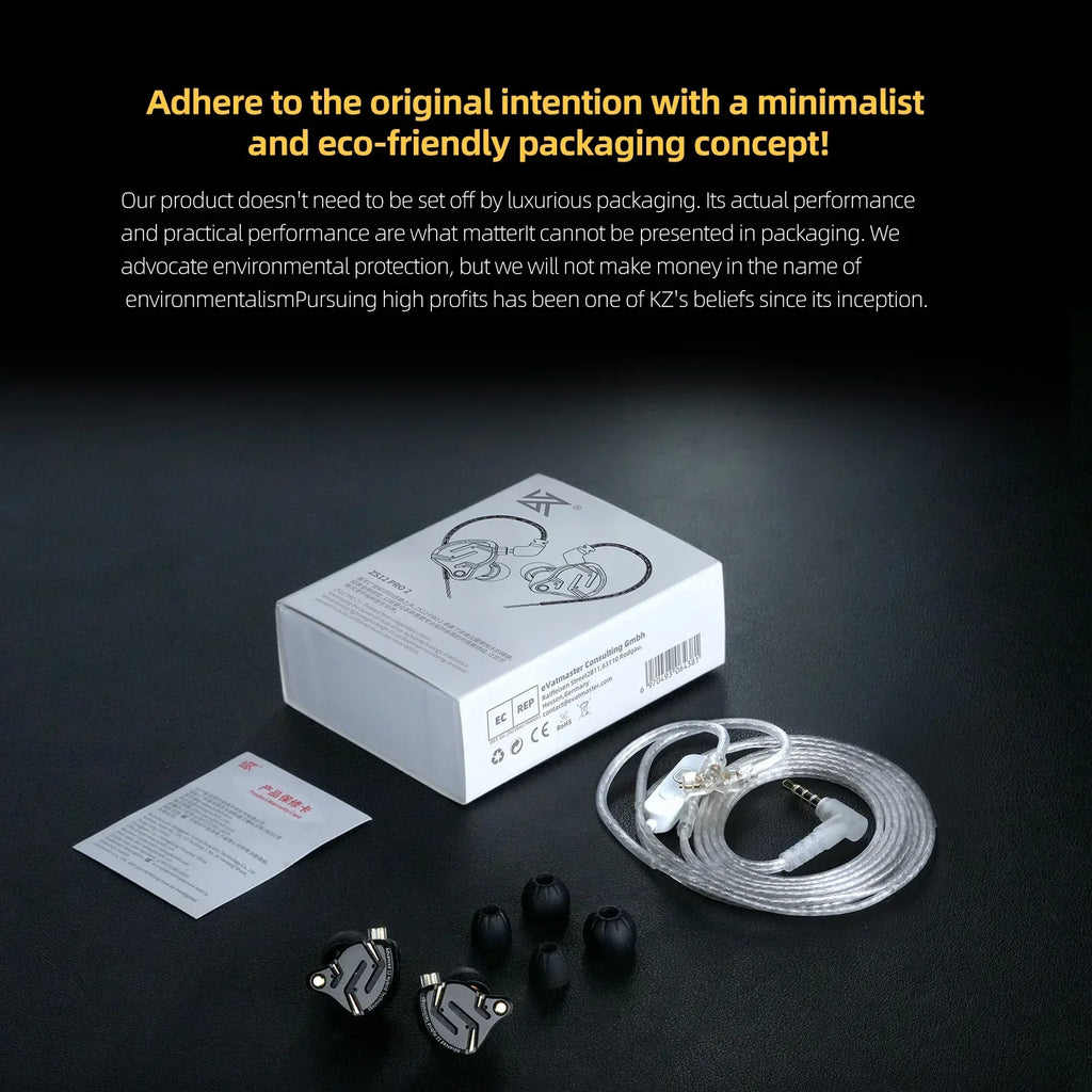Wired Hybrid IEM Earphones HiFi Bass Gaming Audio | Tidesmit Tidesmit