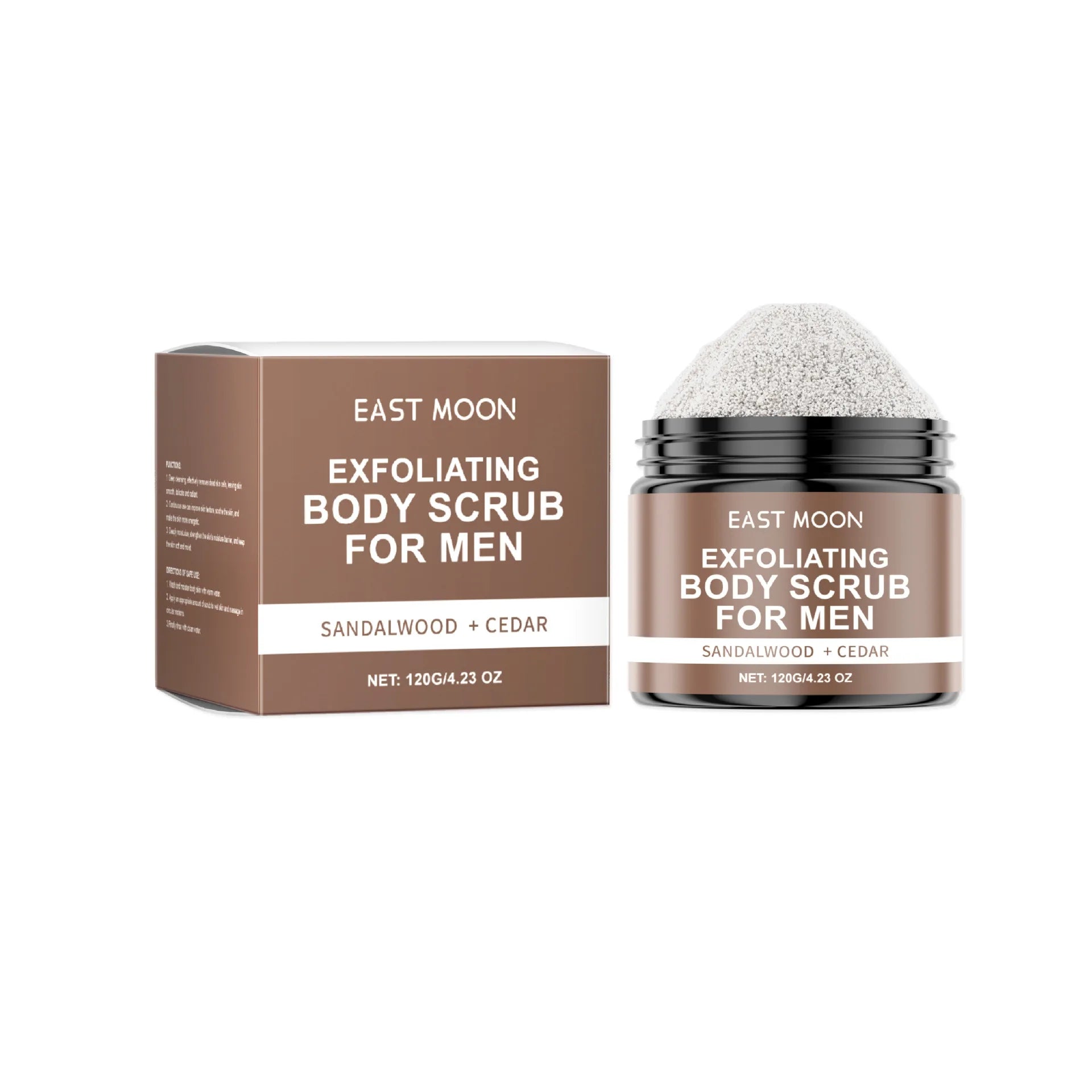 Sandalwood Body Scrub: Deep Moisturizing Exfoliant, 120g Scrubs Treatments Tidesmit