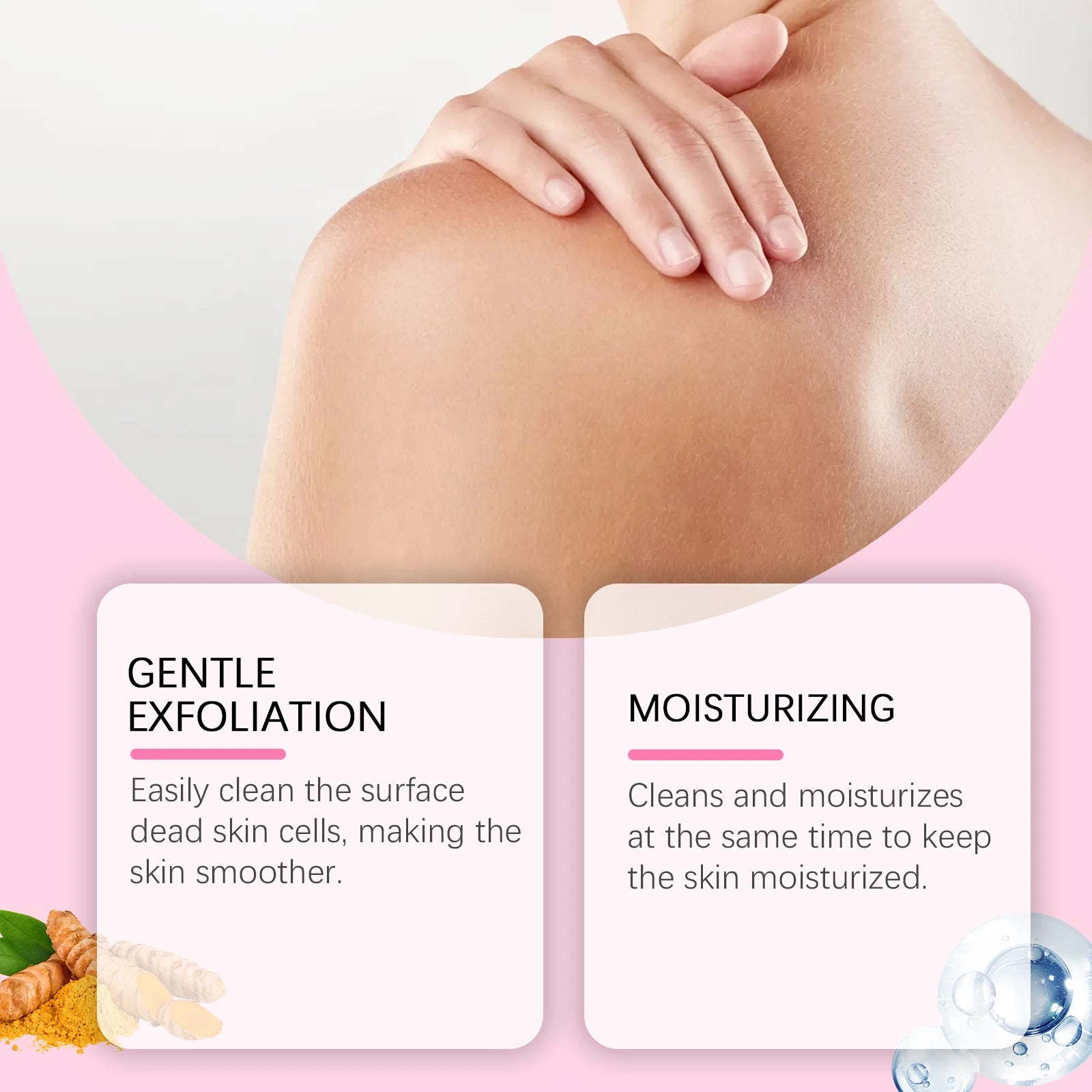 Turmeric Body Scrub for Skin Exfoliation and Glow - 1-3 Pack | Tidesmit Scrubs Treatments Tidesmit