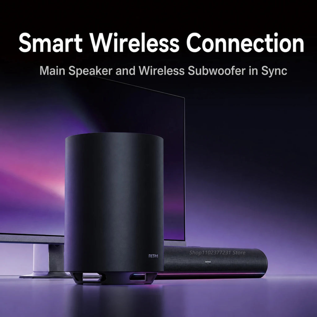 NEW Mijia REDMI Computer Speaker 2 Pro Set Four-Unit Two-Channel Stereo RGB Ambient Light Bluetooth 5.0 Built-in Microphone CN