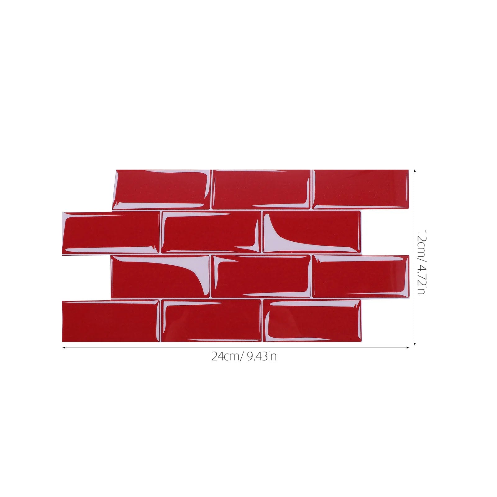 10Pcs Sleek Minimalist Peel and Stick Tile Stickers for Kitchen Backsplash Waterproof Oil Resistant PVC Wall Decals Decor