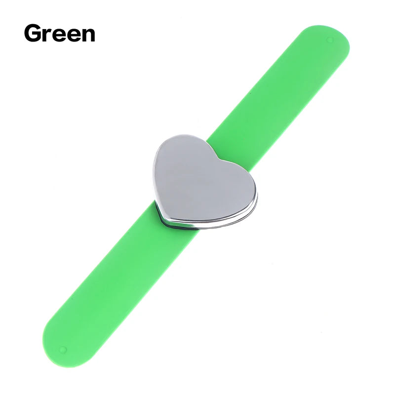 Magnetic Sewing Pincushion Wristband - Silicone Wrist Pin Holder Massage Chairs Green Tidesmit