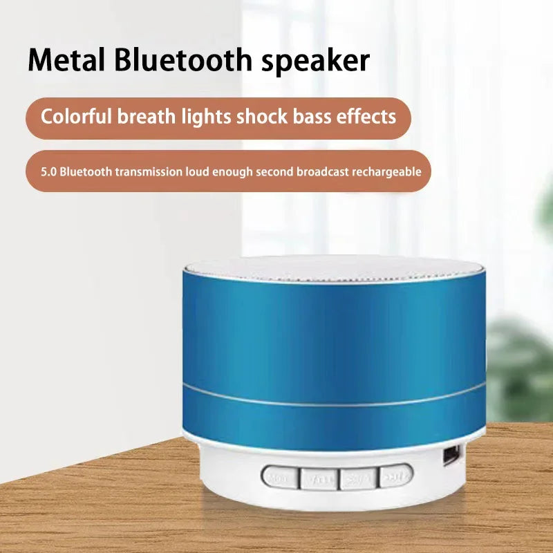 Lenovo A10 Mini Portable Speaker Bluetooth Wireless Audio Dazzling Crack LED Light Subwoofer Support TF Card USB For PC/Mobile