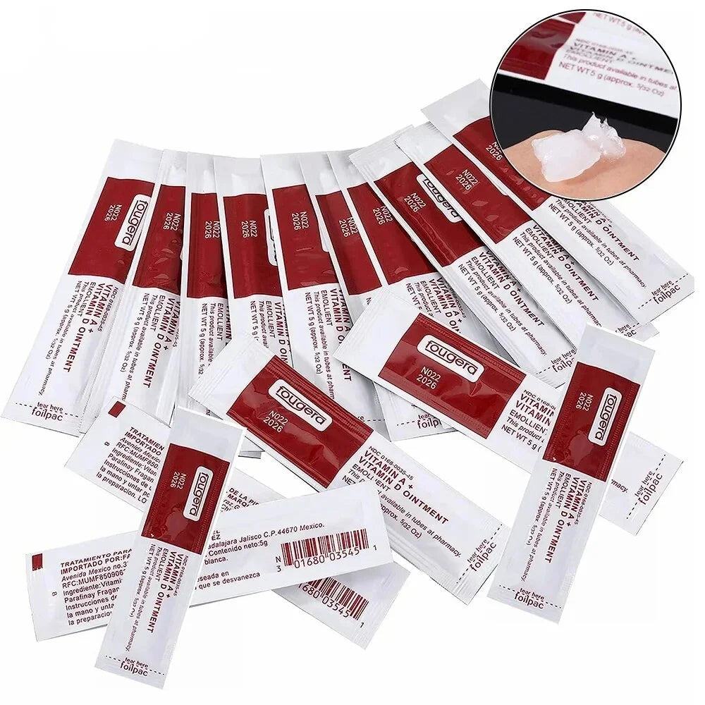 20/50/100/200pcs Fougera Vitamin Ointment A&D Tattoo Repair Cream Gentle Post-Tattoo Healing Supplies Tattoo Skin Care Must-Have