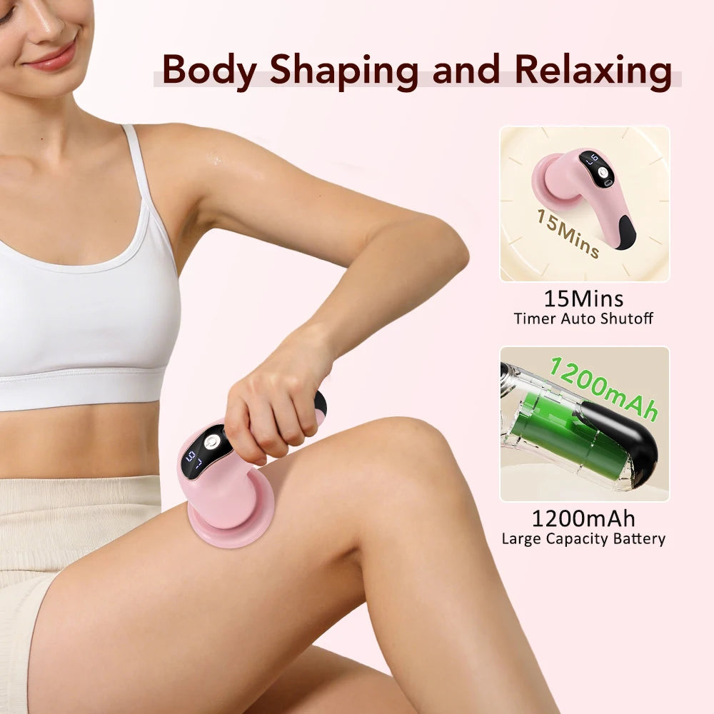 Fascia Gun 5-Head Percussive Therapy Device for Deep Tissue Recovery Fascia Gun Tidesmit