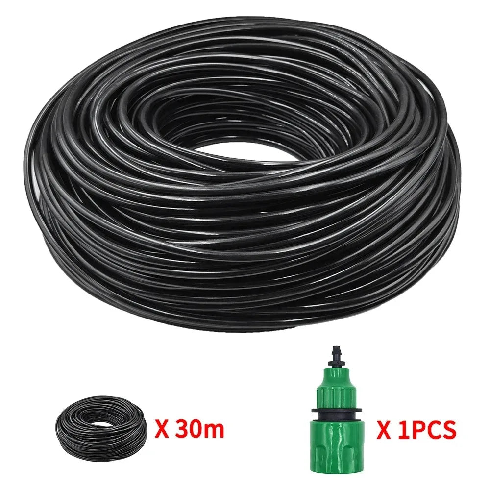 Adjustable Dripper Micro Nozzle Drip Irrigation Accessories PVC Hose DIY Garden Watering System Kit