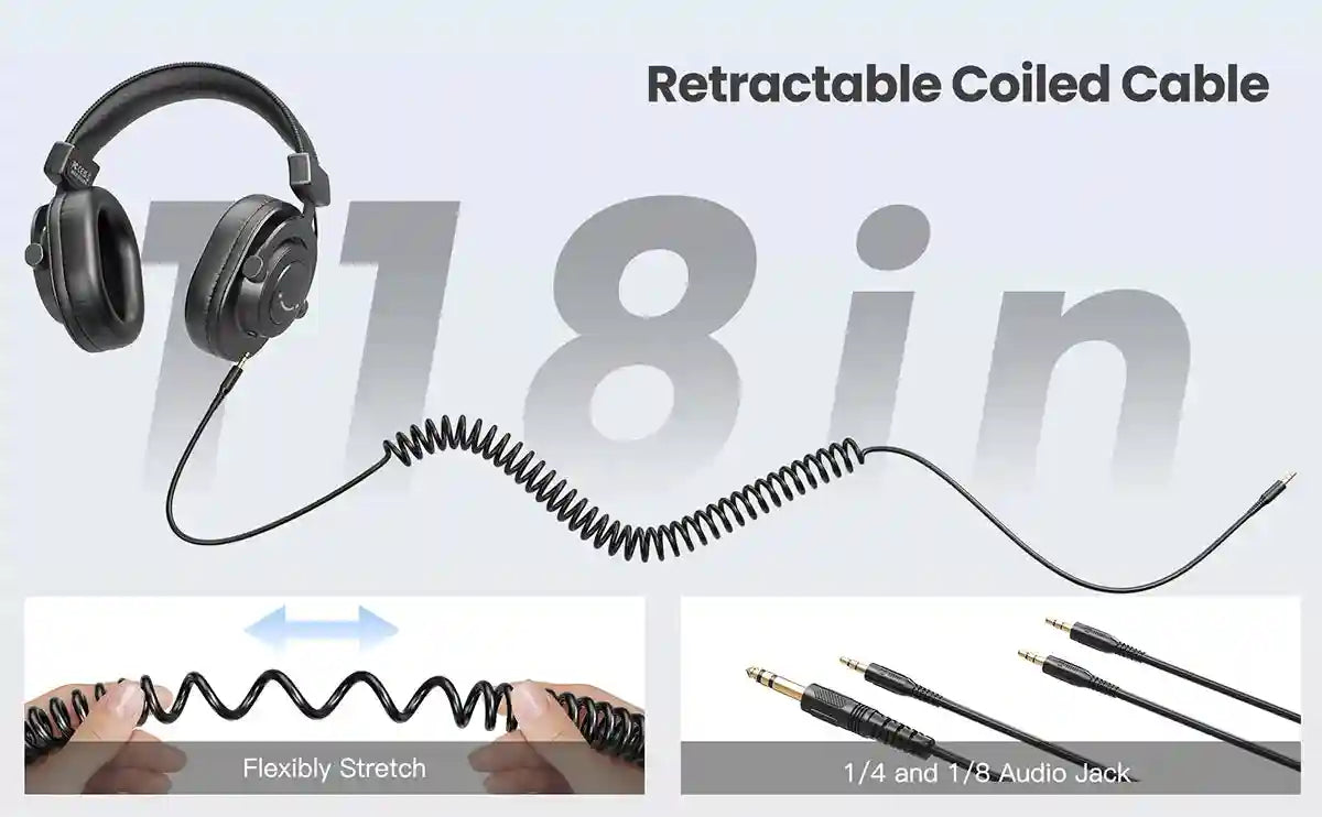 Wired Over-Ear Headphones with Memory Foam - PC, PS4 & PS5 Compatible Tidesmit