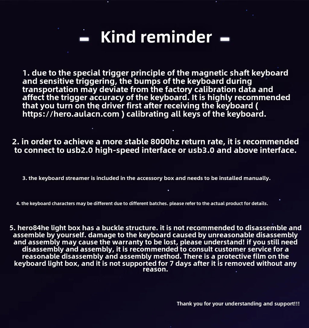 AULA HERO84 HE Magnetic Switch Wired Mechanical Keyboard RGB Music Rhythm 8K Return Rate Keyboard Computer Accessorie for Gamer