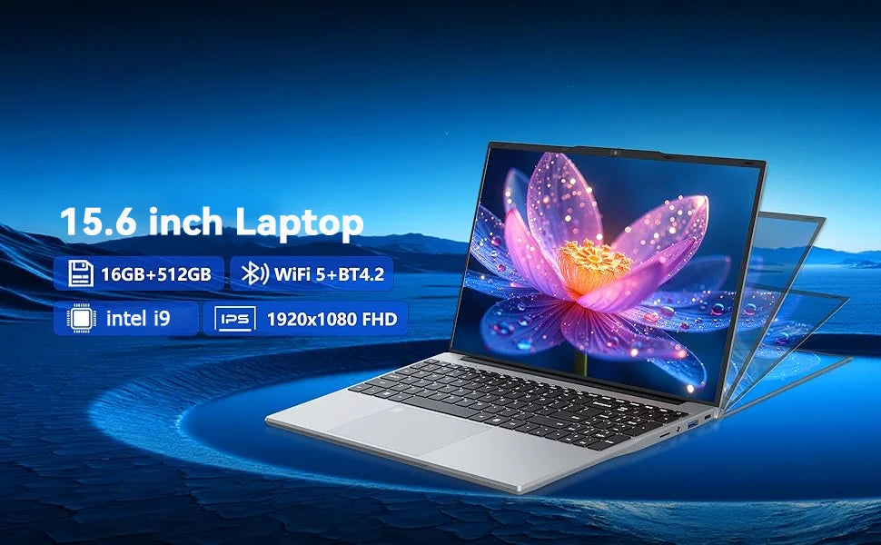 【3-year warranty】Portable Notebook Windows 11 Pro 15.6 inch Gaming Computer PC Gamer Intel Core I9 9900 Laptops I9 Notebook PC