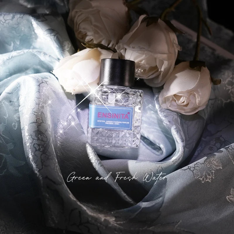Tidesmit high-end unisex alcohol-free eau de toilette with romantic rose and cedarwood woody floral scents.
