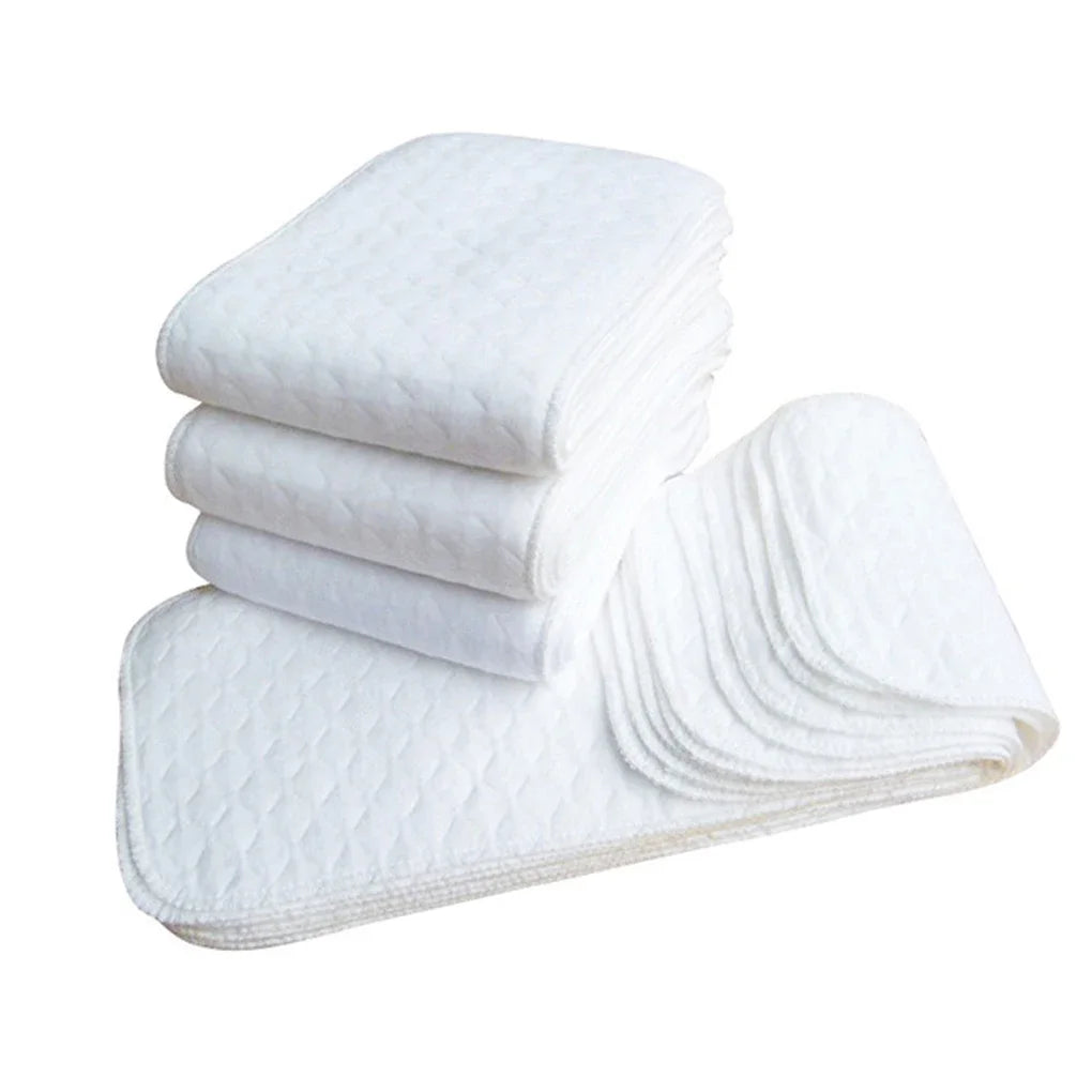 2-10pcs Cotton Diapers Children Washable Reusable Baby Diaper Pad Folding Kids Changing Pads Accessories